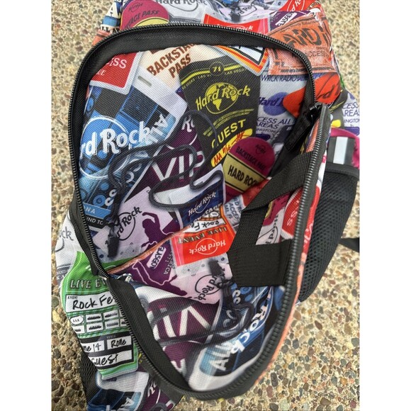 Hard Rock Café 2020 Backstage Pass Backpack School Travel Vacation Music main image 8